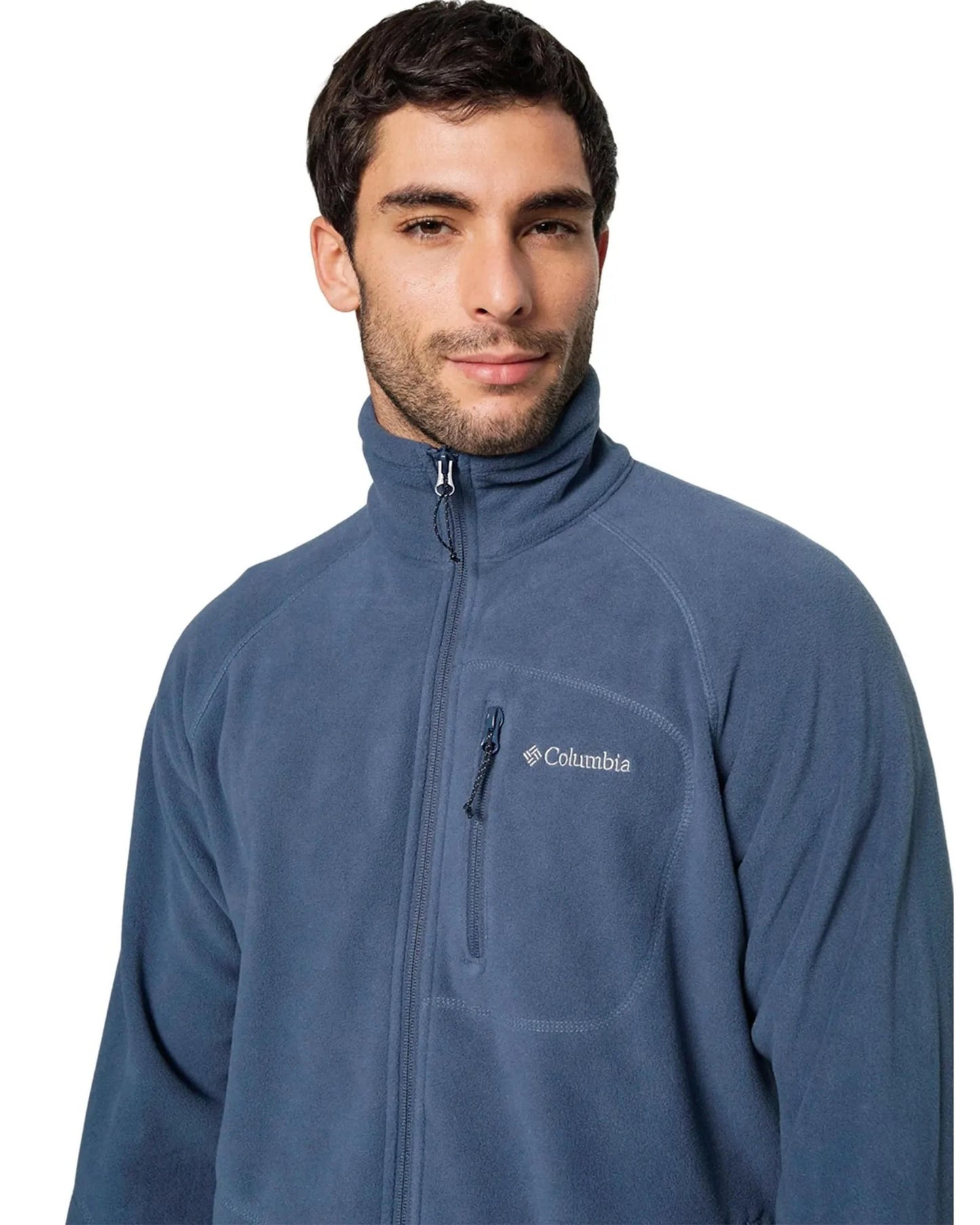 Columbia Mens Navy Blue Fast Trek II Full Zip Fleece Jacket