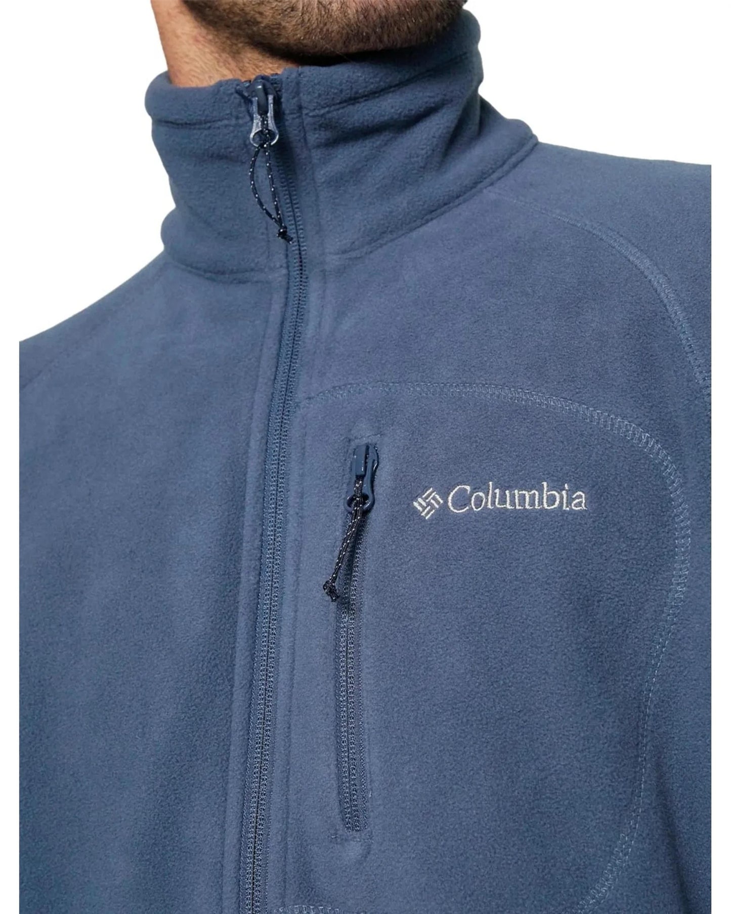 Columbia Mens Navy Blue Fast Trek II Full Zip Fleece Jacket
