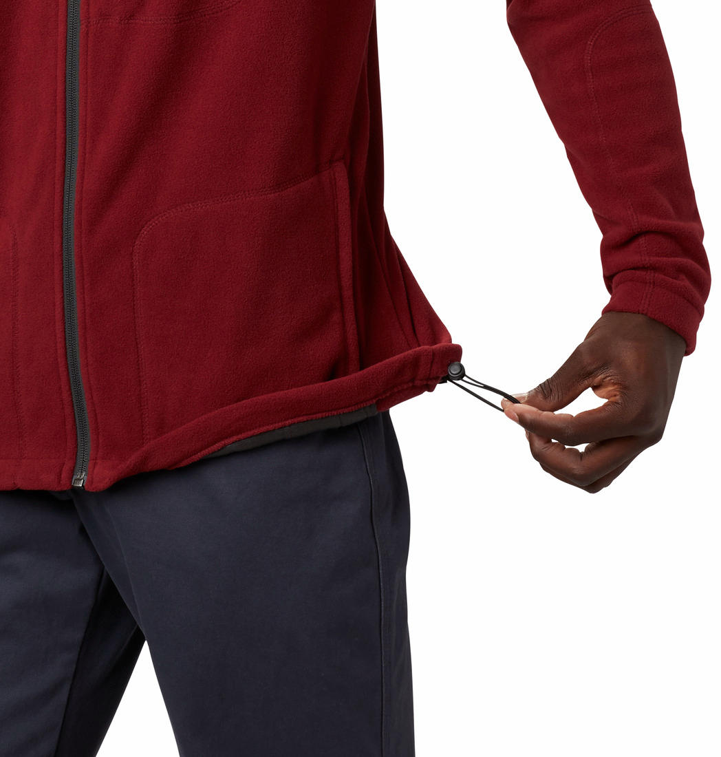 Columbia Men Red Fast Trek II Full Zip Fleece Jacket