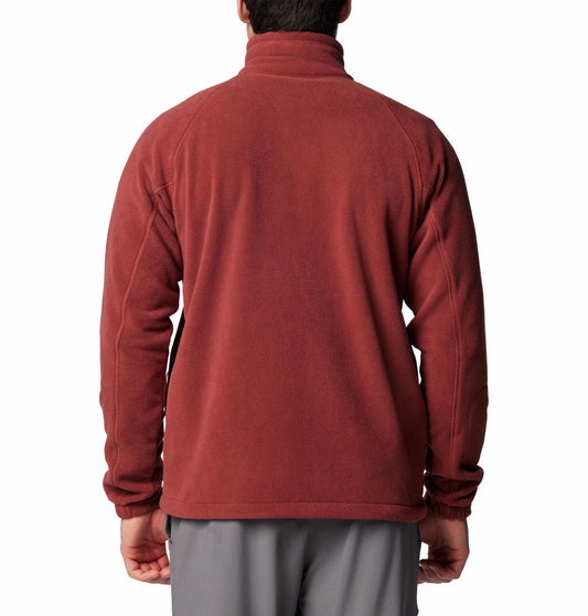 Columbia Mens Red Fast Trek II Full Zip Fleece