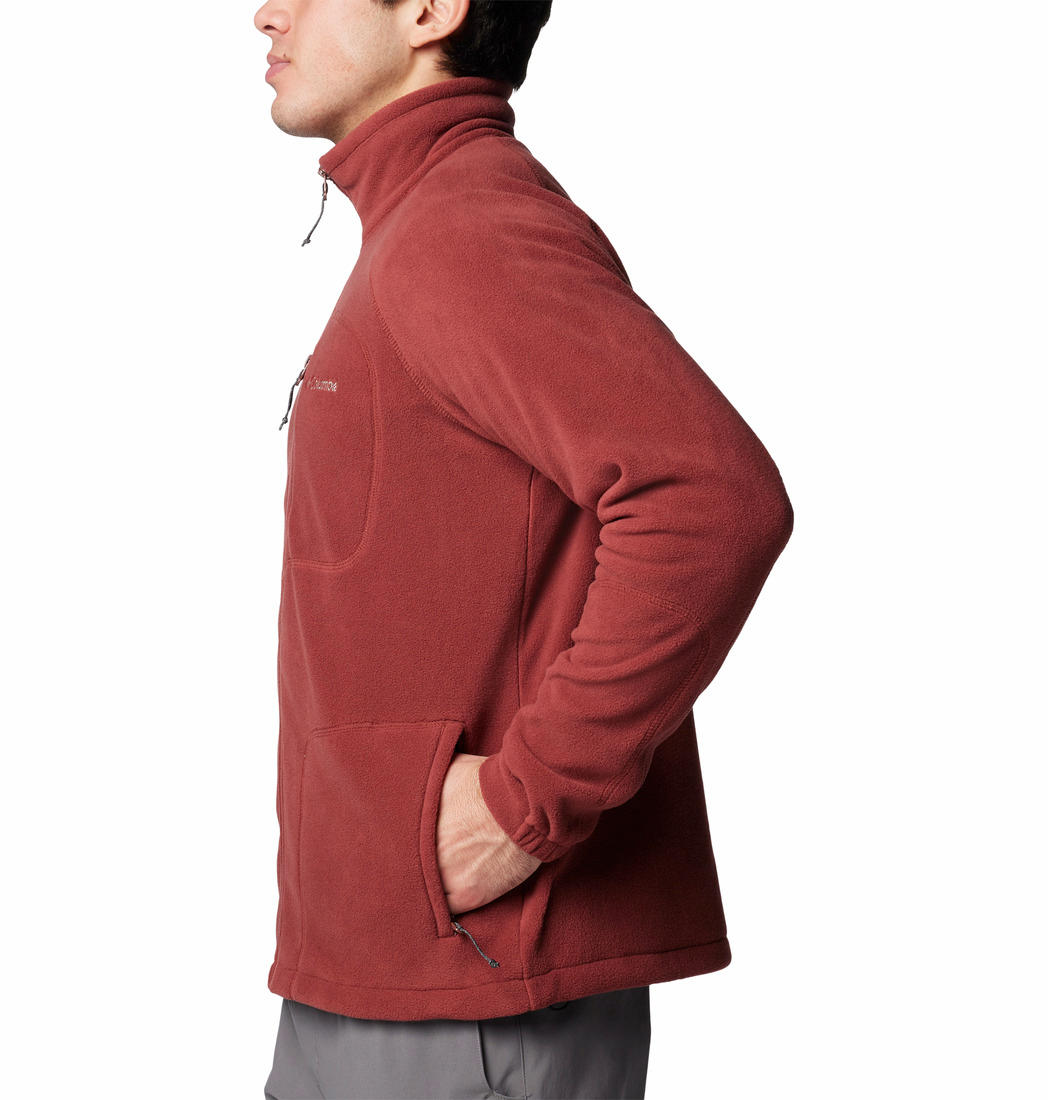 Columbia Men Red Fast Trek II Fleece Jacket