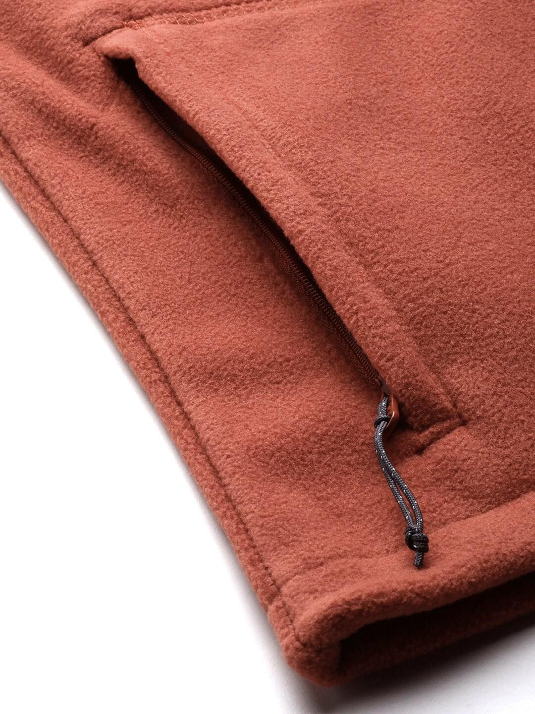 Columbia Men Orange Fast Trek II Full Zip Fleece Jacket