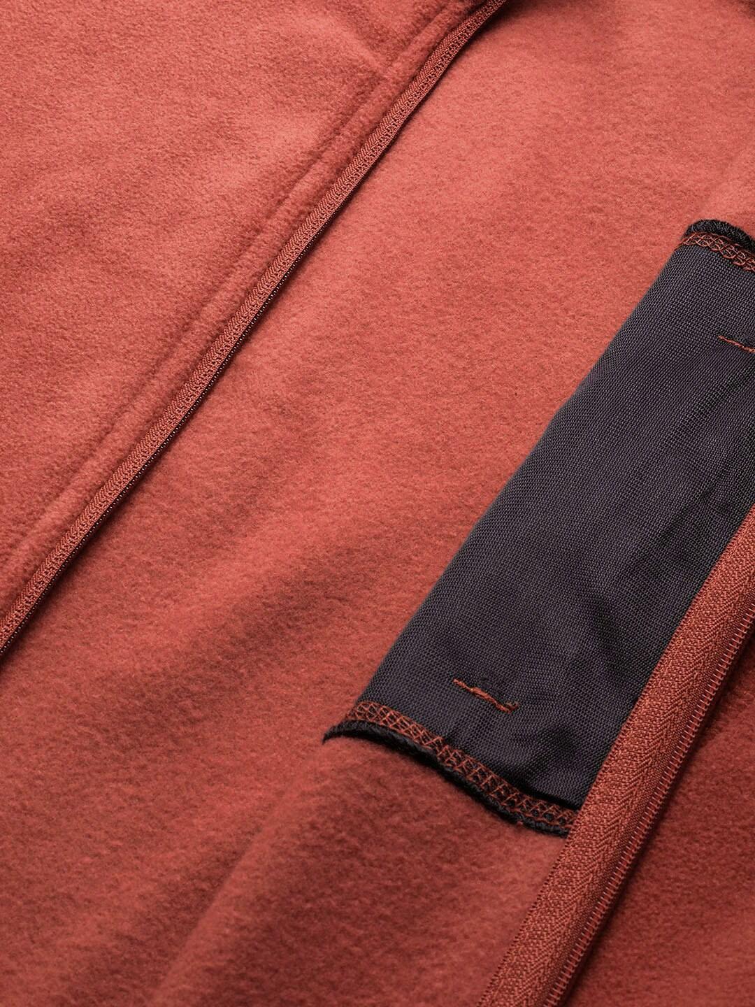 Columbia Men Orange Fast Trek II Full Zip Fleece Jacket