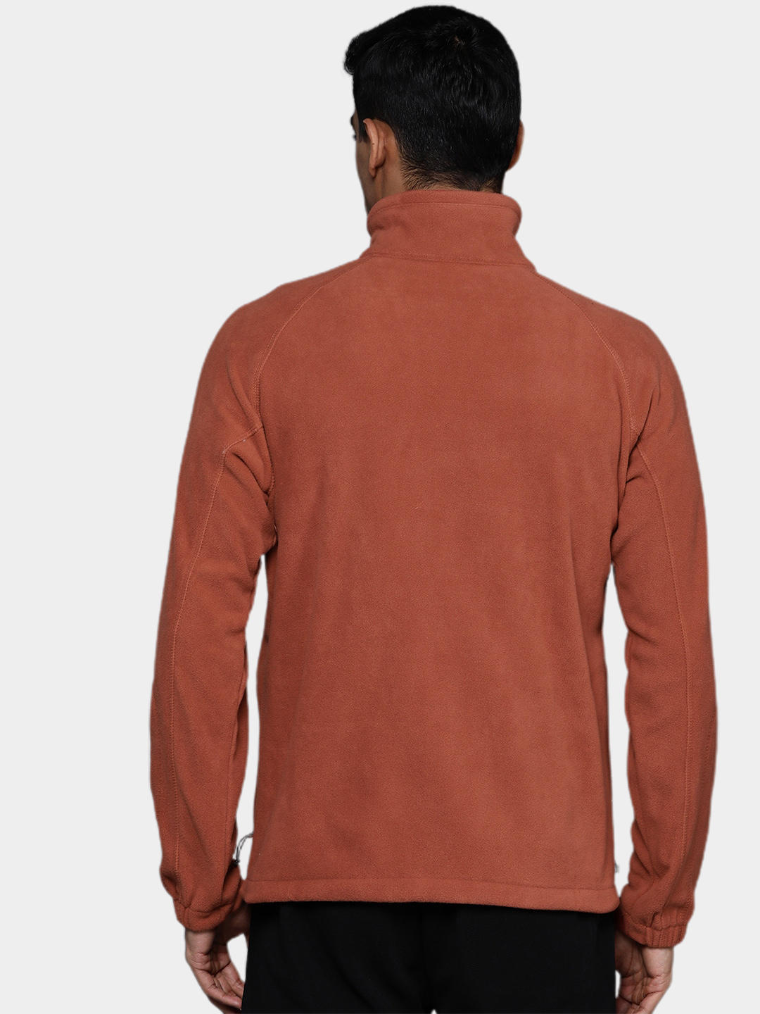 Columbia Men Orange Fast Trek II Full Zip Fleece Jacket