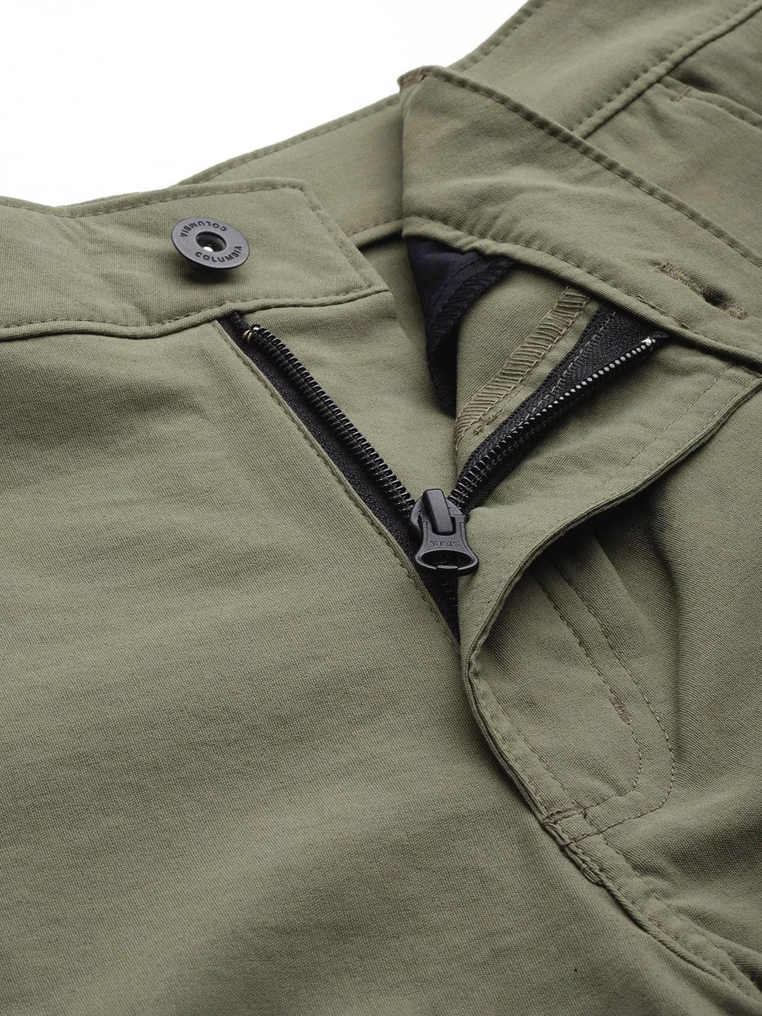 Columbia Men Olive Canyon Gate Utility Shorts