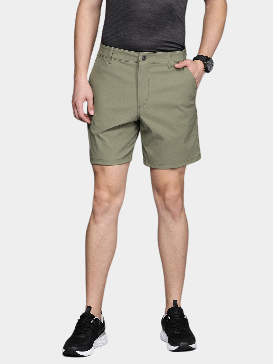 Columbia Men Olive Canyon Gate Utility Shorts