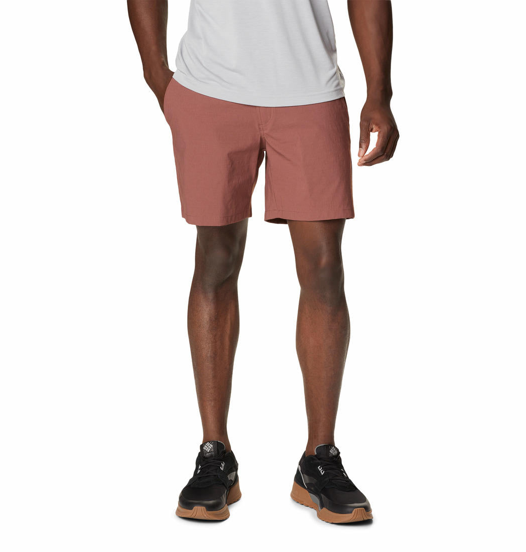 A Men Wearing Columbia Men Brown Canyon Gate Utility Short