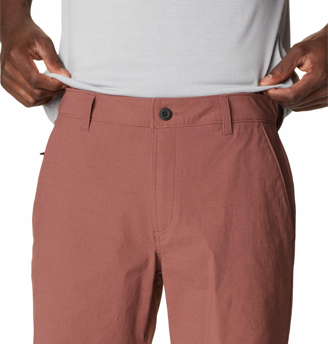 A Men Wearing Columbia Men Brown Canyon Gate Utility Short
