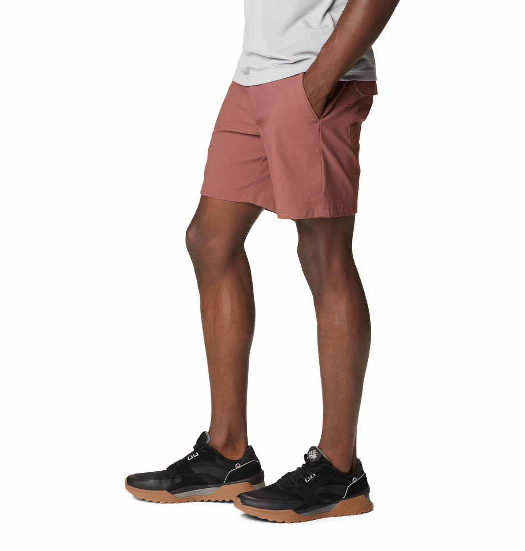 A Men Wearing Columbia Men Brown Canyon Gate Utility Short