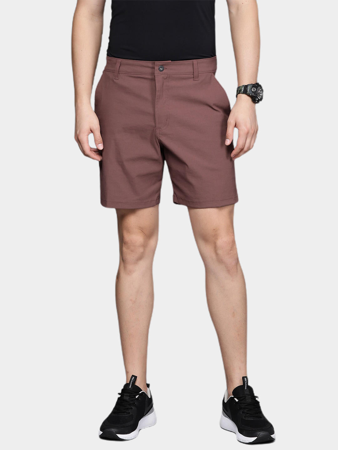 A Men Wearing Columbia Men Brown Canyon Gate Utility Short