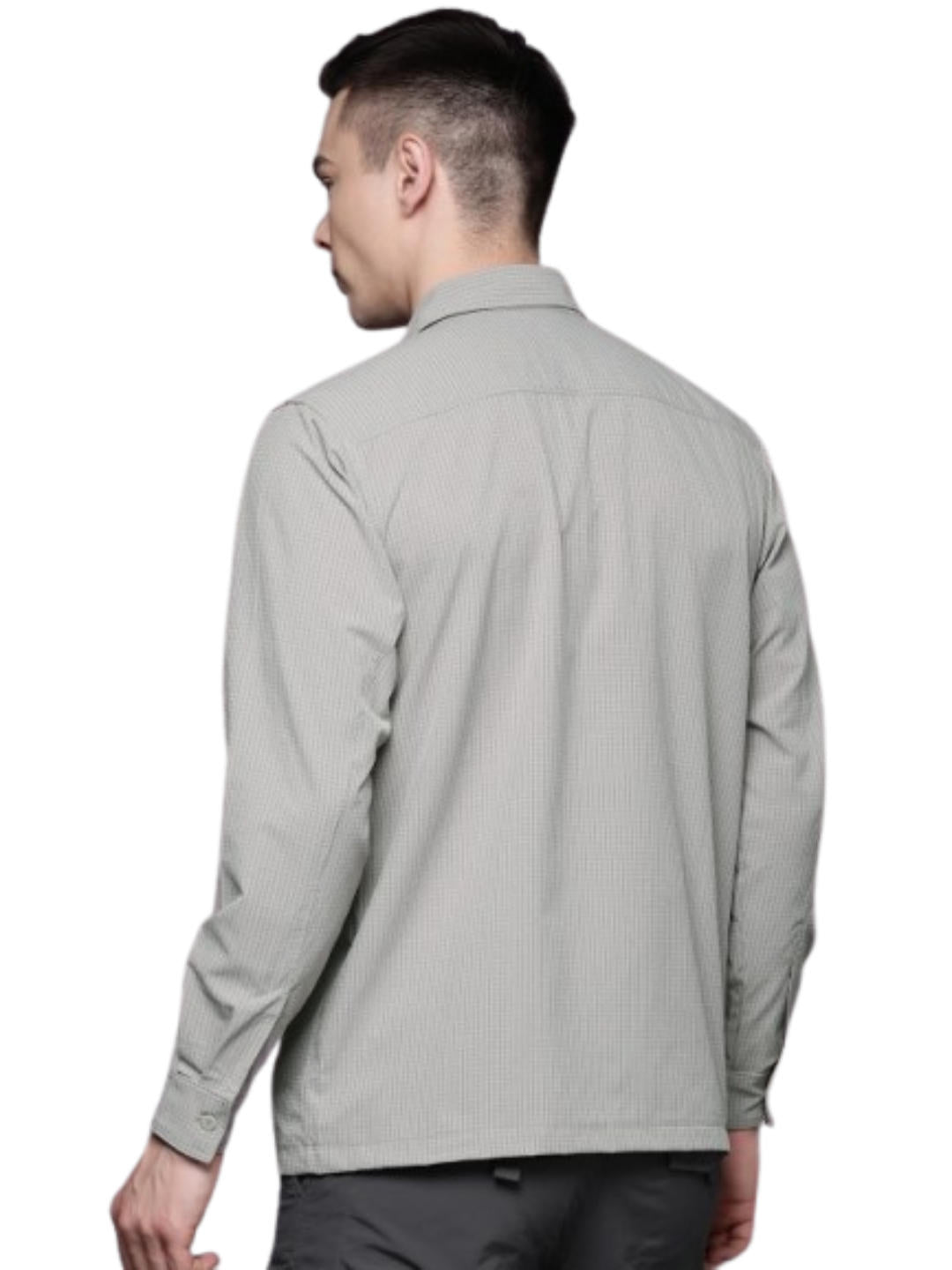 Columbia Men Grey Columbia Men Black Mesa LW Long Sleeve Shirt