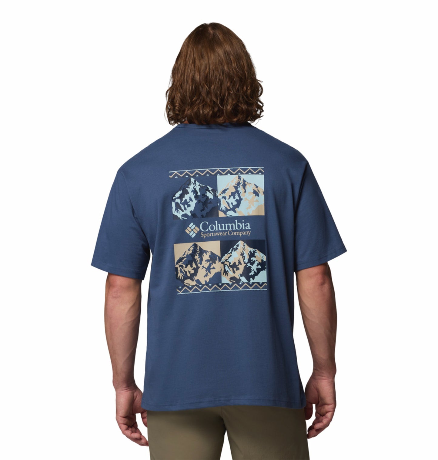 Columbia Men Navy Blue Omni-Shade CSC Iconic Tshirt