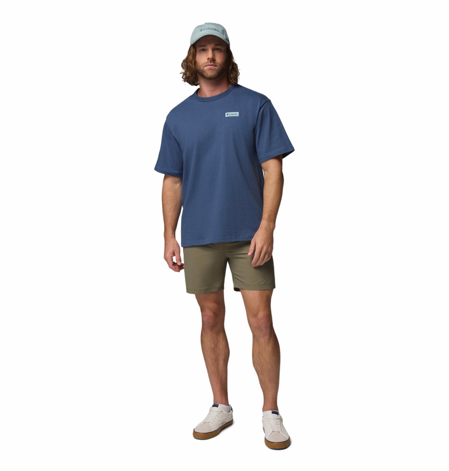 Columbia Men Navy Blue Omni-Shade CSC Iconic Tshirt