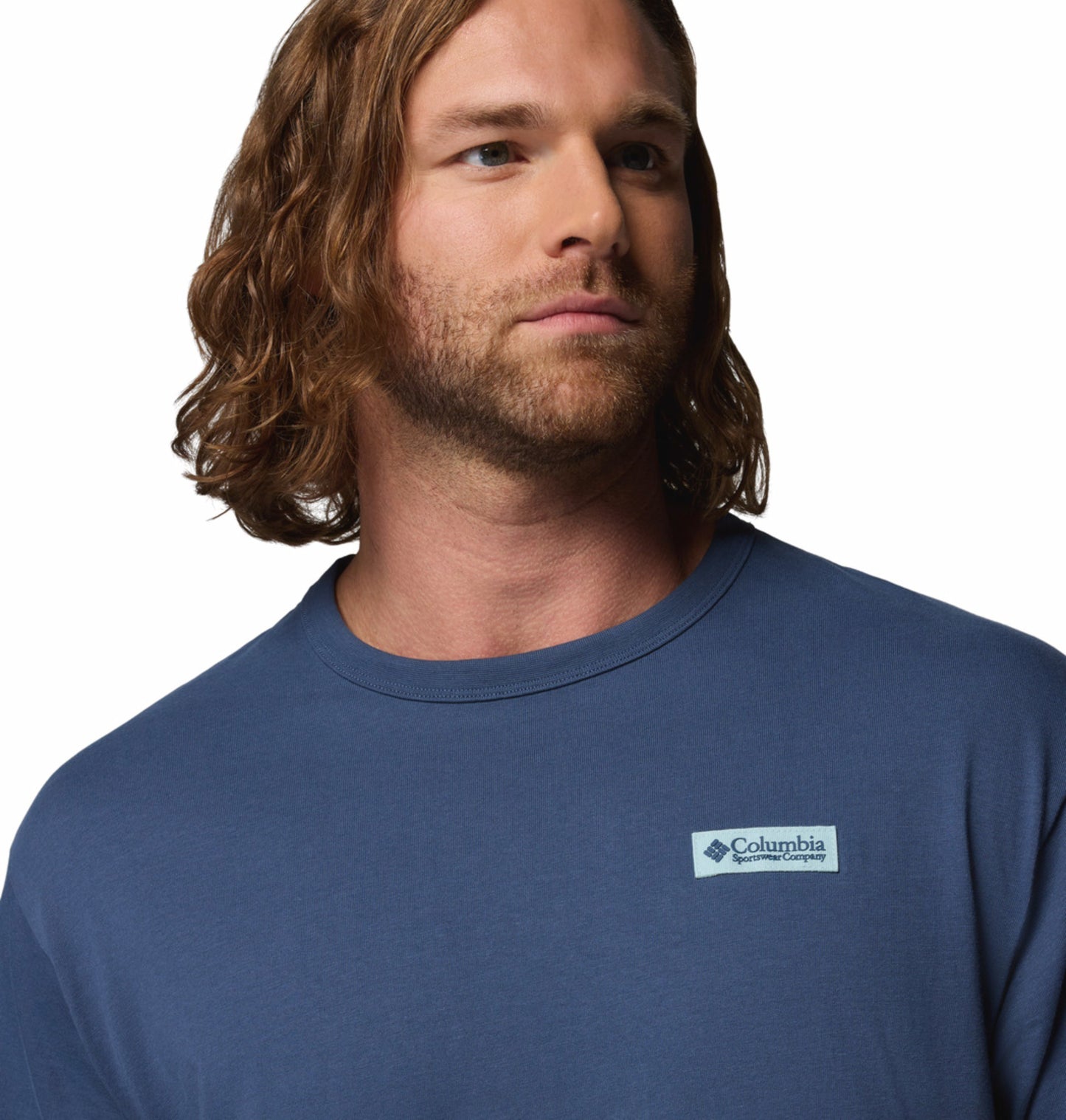 Columbia Men Navy Blue Omni-Shade CSC Iconic Tshirt