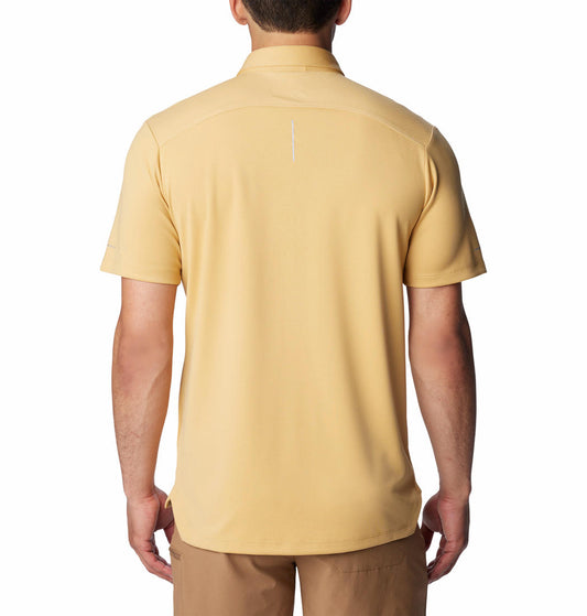 Columbia Men Yellow Columbia Men Black Mesa Polo T-Shirt