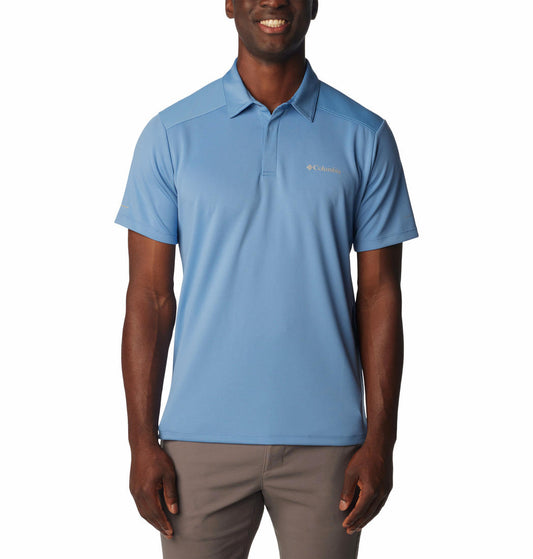 Columbia Men Navy Blue Columbia Men Black Mesa Polo T-Shirt