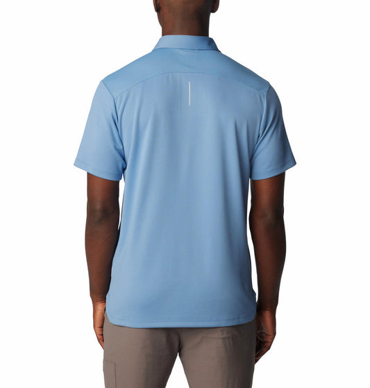 Columbia Men Navy Blue Columbia Men Black Mesa Polo T-Shirt