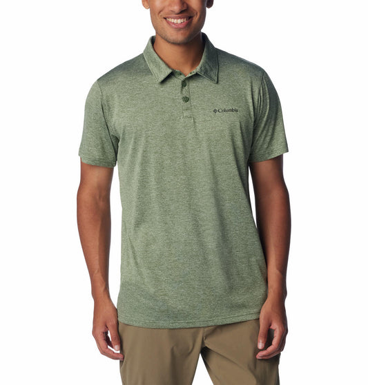 Columbia Men Green Columbia Men Hike Polo T-Shirt
