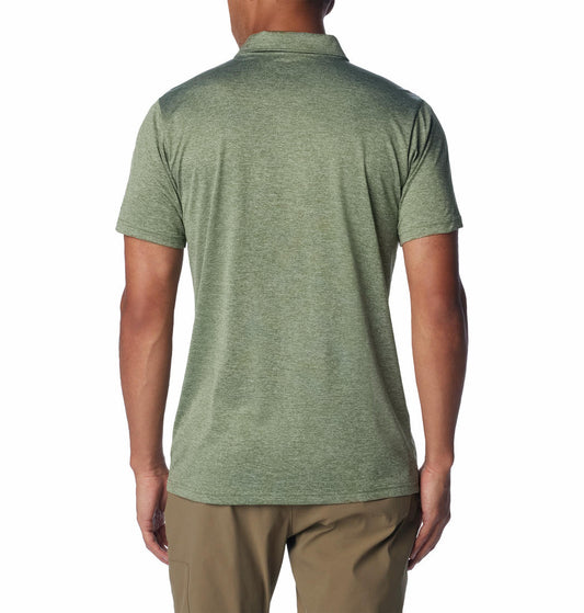 Columbia Men Green Columbia Men Hike Polo T-Shirt