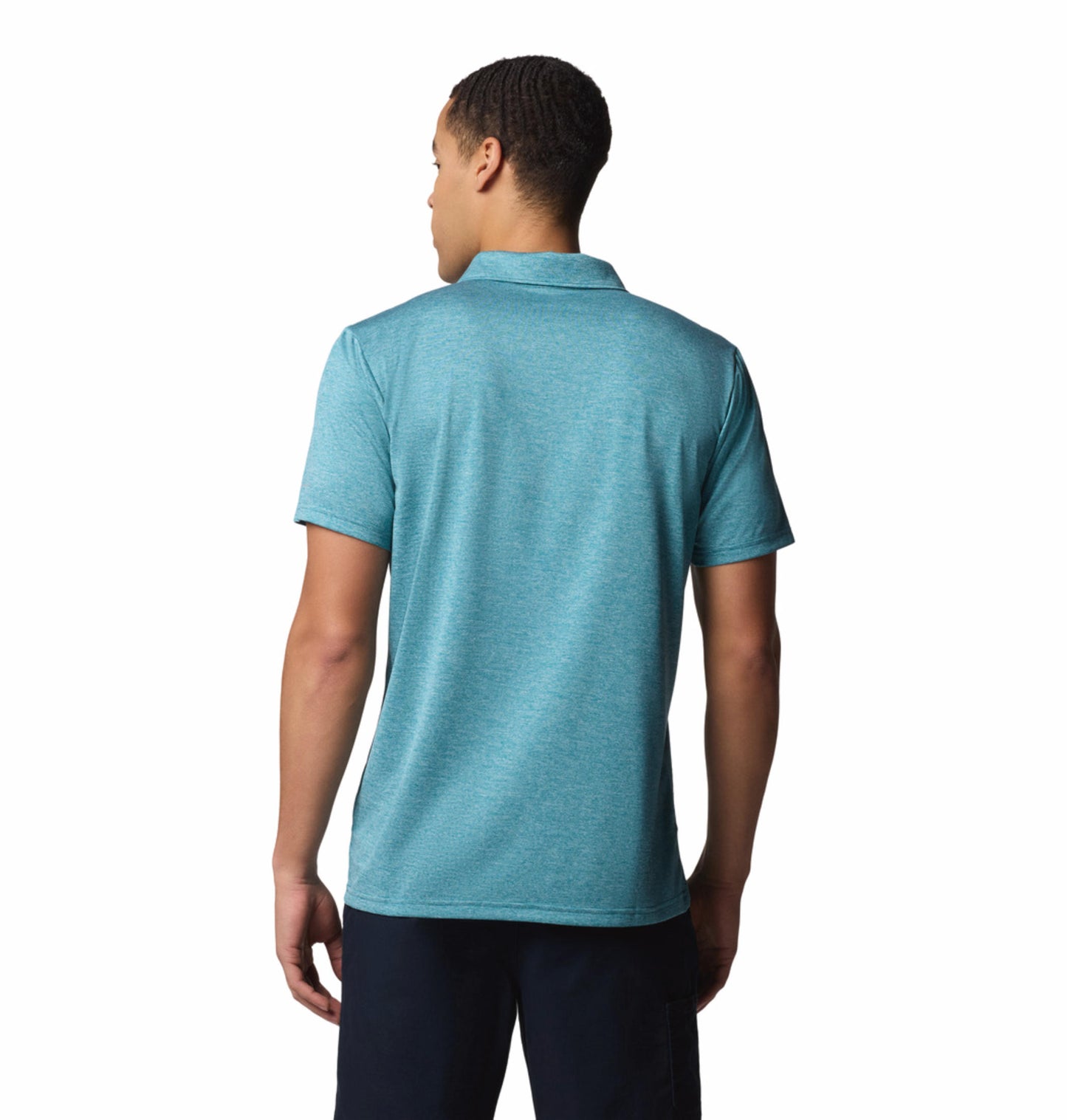 Columbia Mens Teal Omni-Wick Hike Polo Tshirt