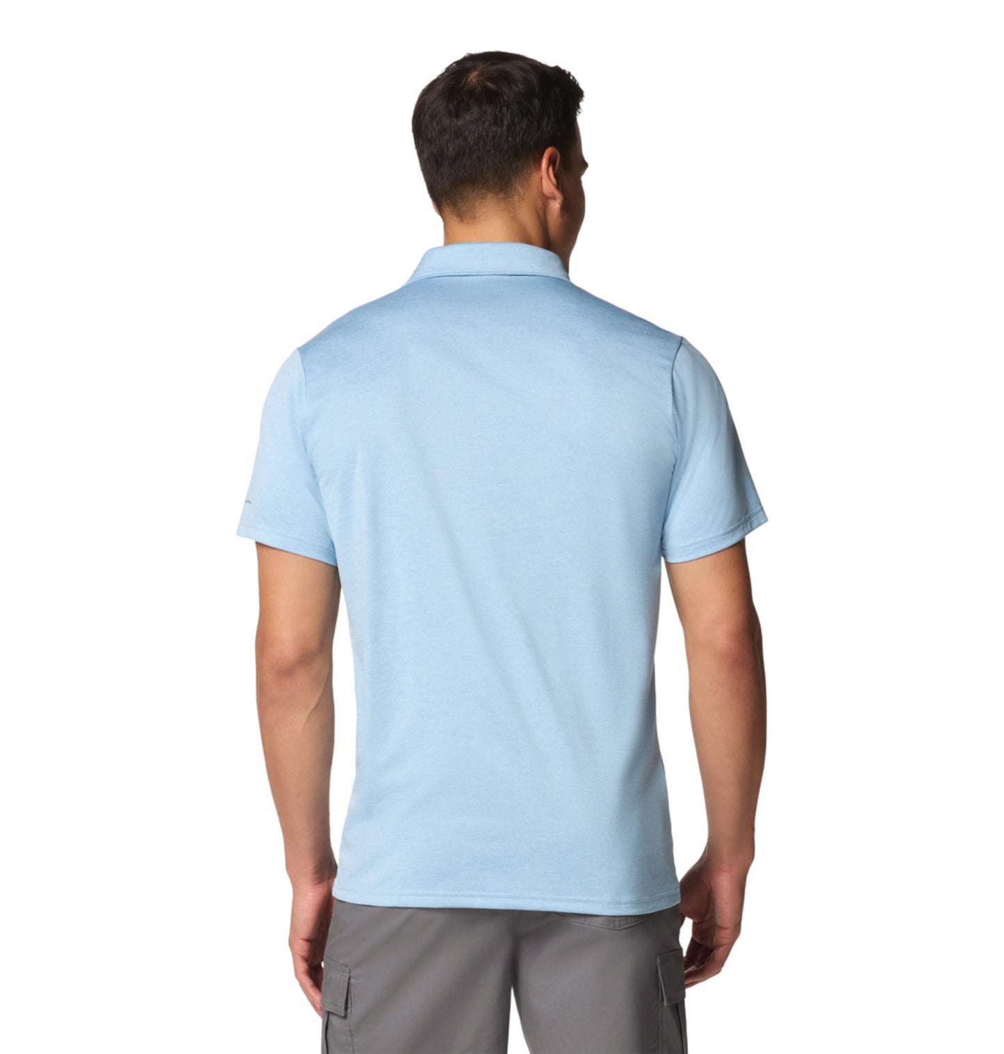 Columbia Mens Blue Omni-Wick Hike Polo Tshirt