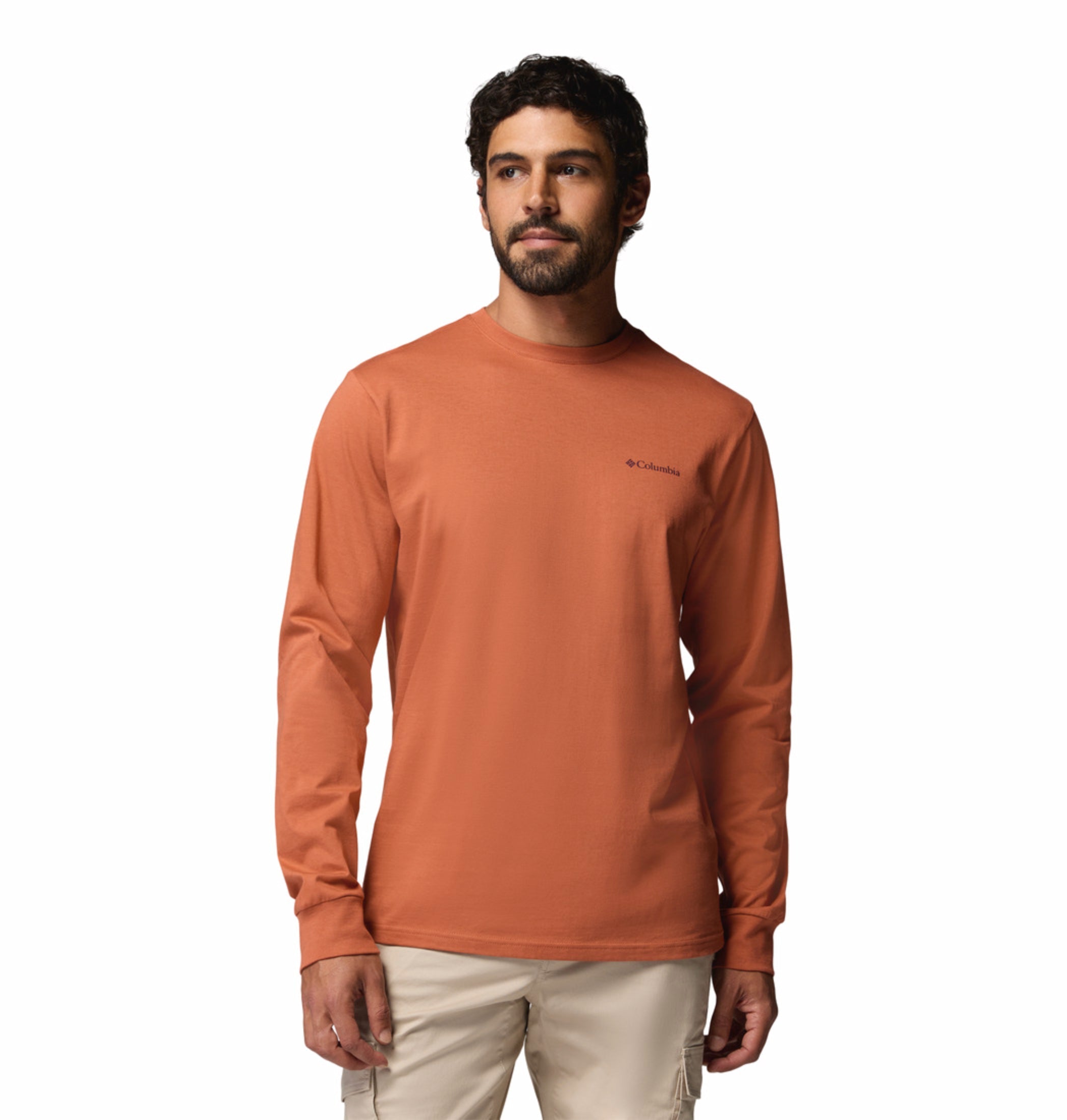 men brown csc graphic tshirt