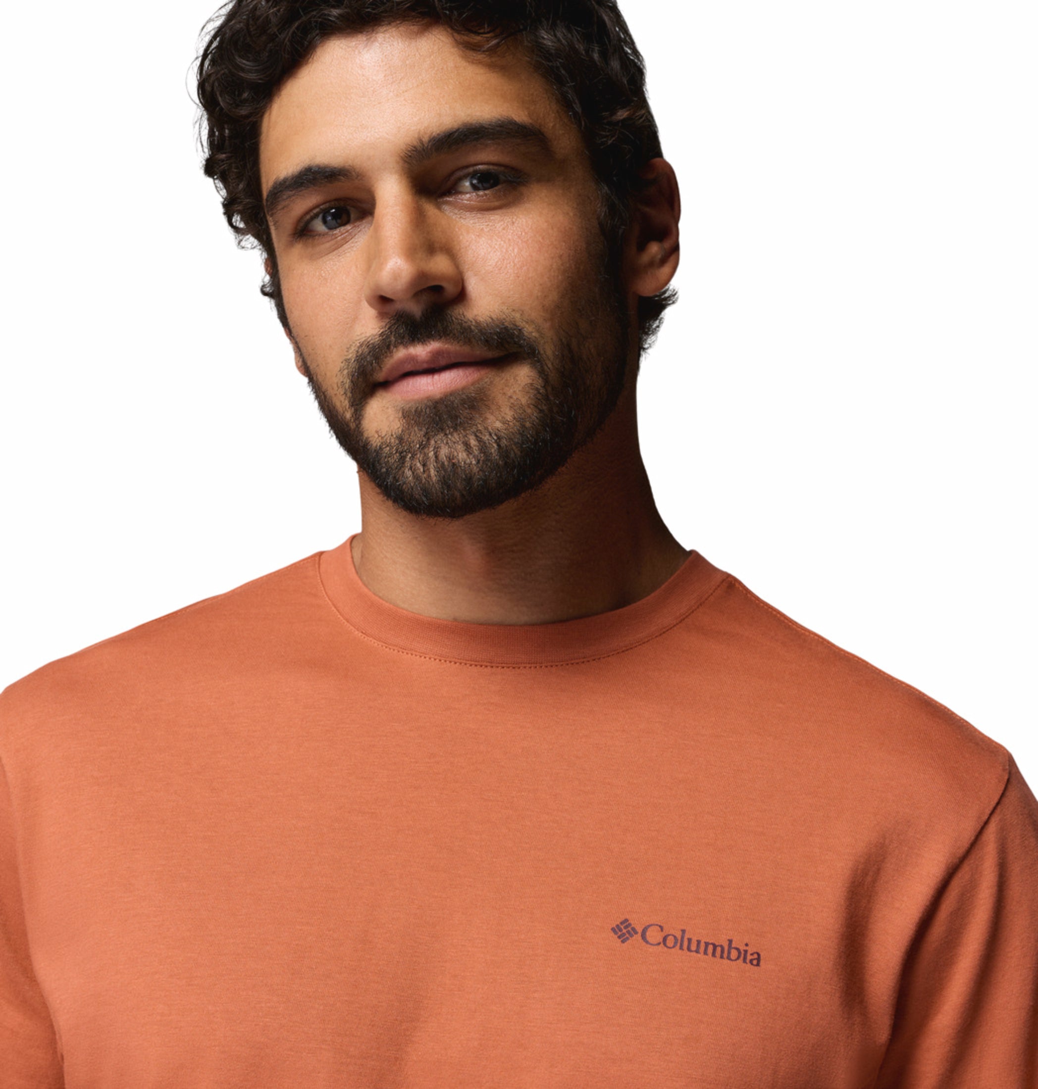 men brown csc graphic tshirt