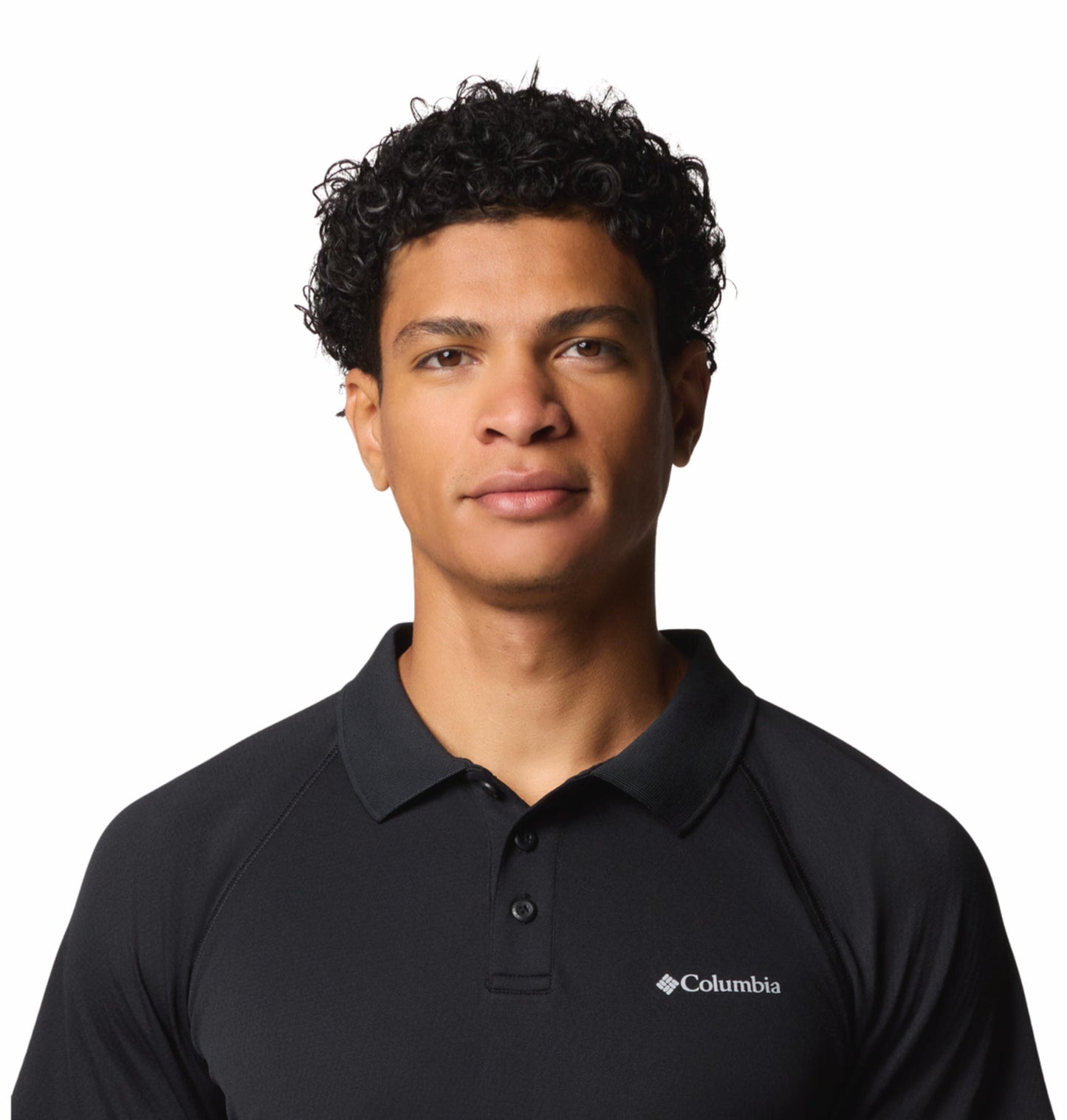 Columbia Mens Black Omni-Shade Alpine Chill Pro Polo Tshirt