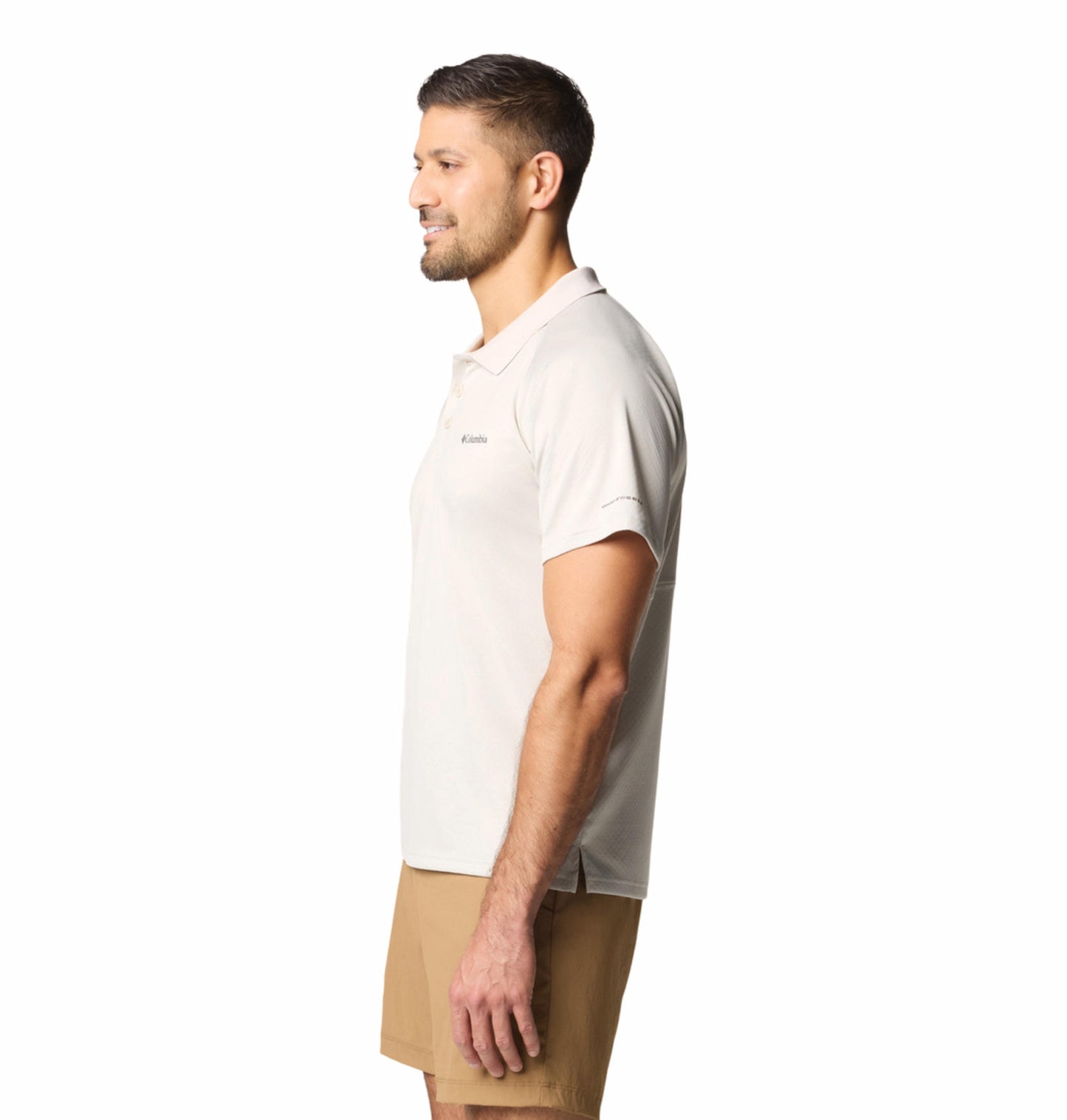 Columbia Mens Beige Omni-Shade Alpine Chill Pro Polo Tshirt