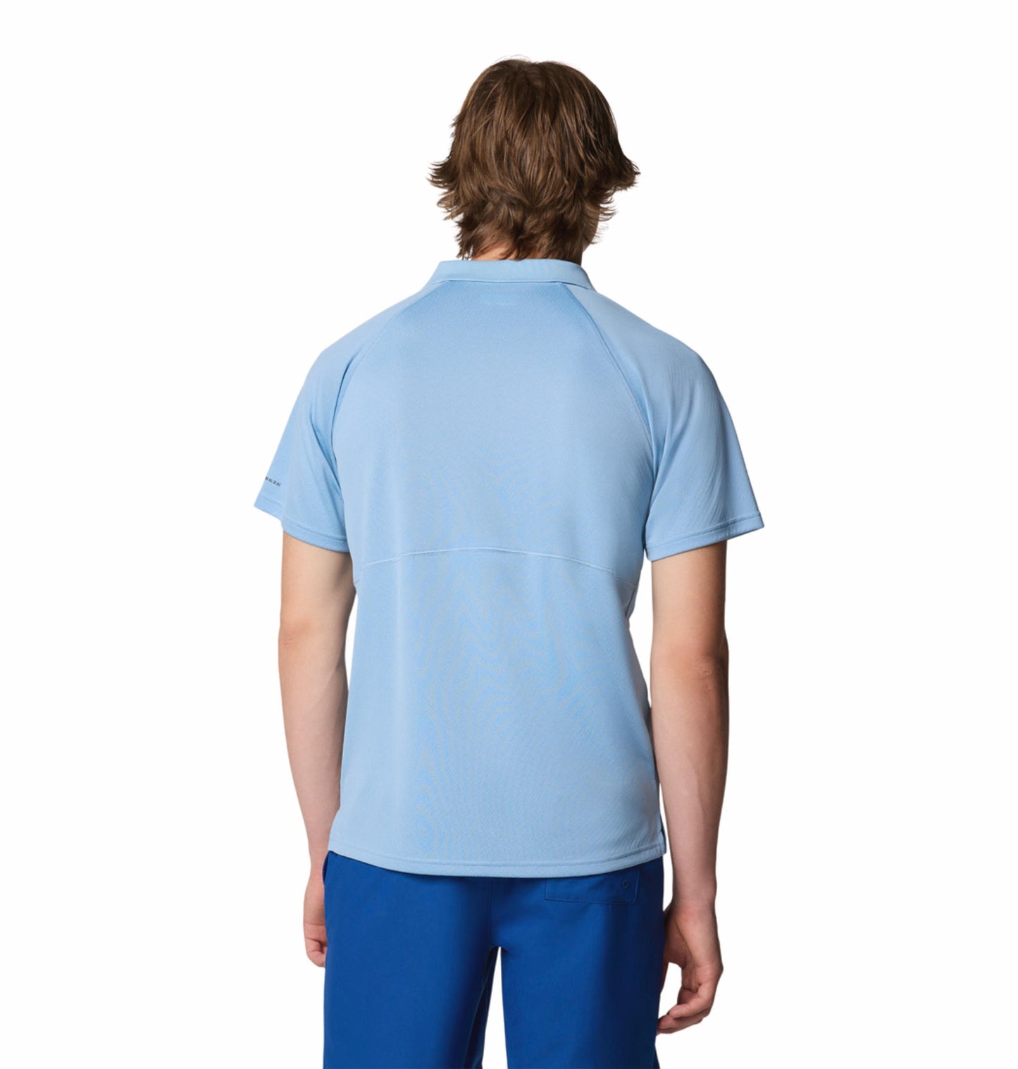 Columbia Mens Blue Omni-Shade Alpine Chill Pro Polo Tshirt