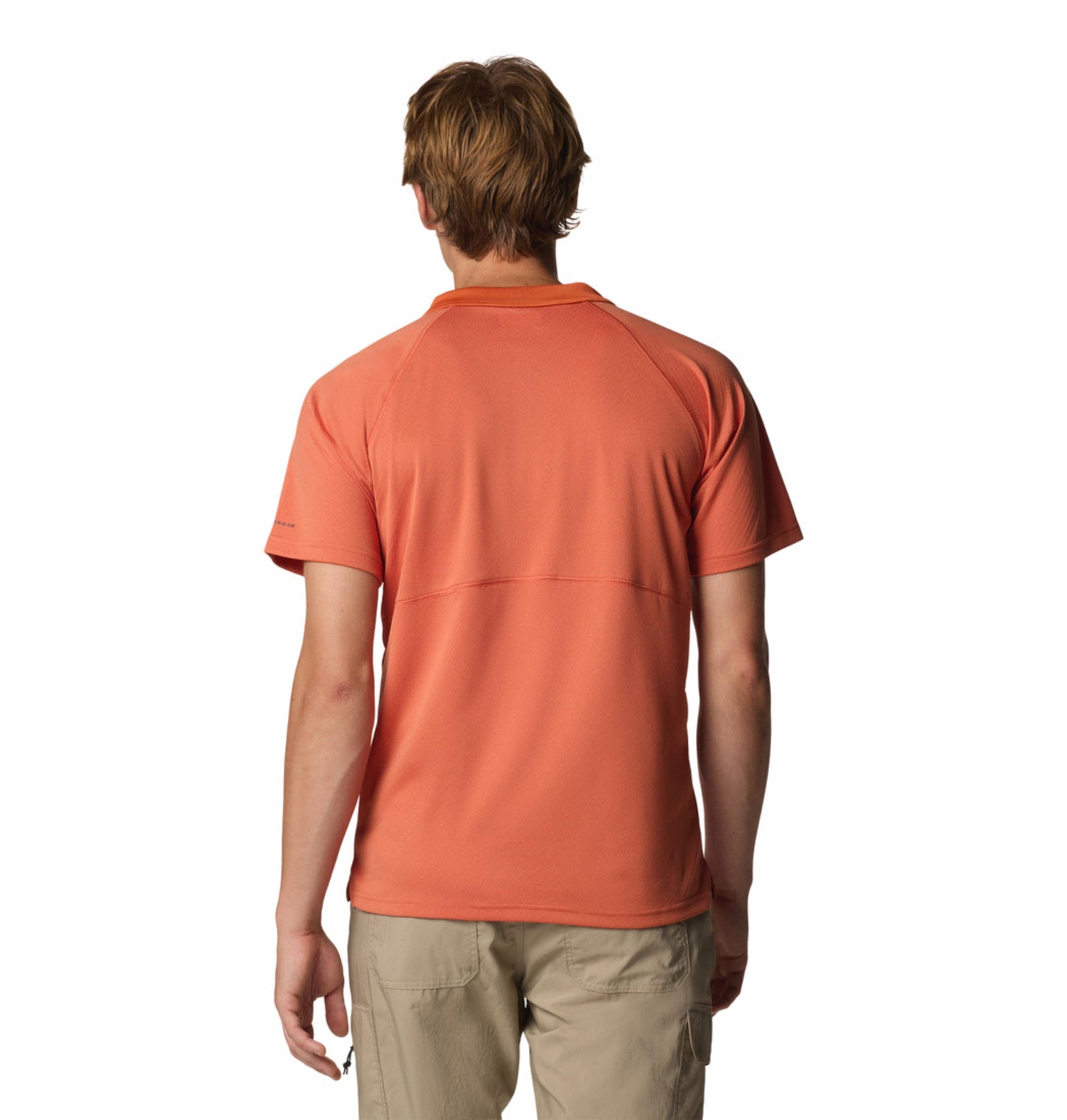 Columbia Mens Orange Omni-Shade Alpine Chill Pro Polo Tshirt