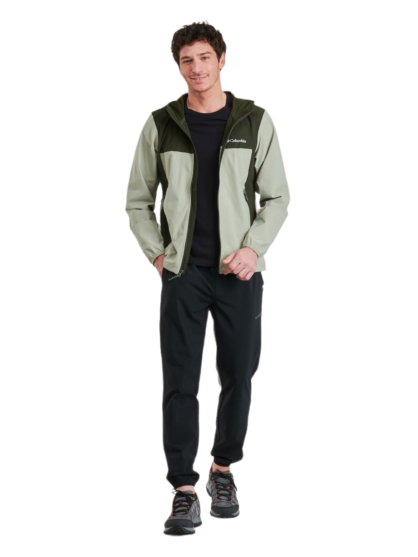Columbia Men Black Omni-Wick Vital Valley Jogger