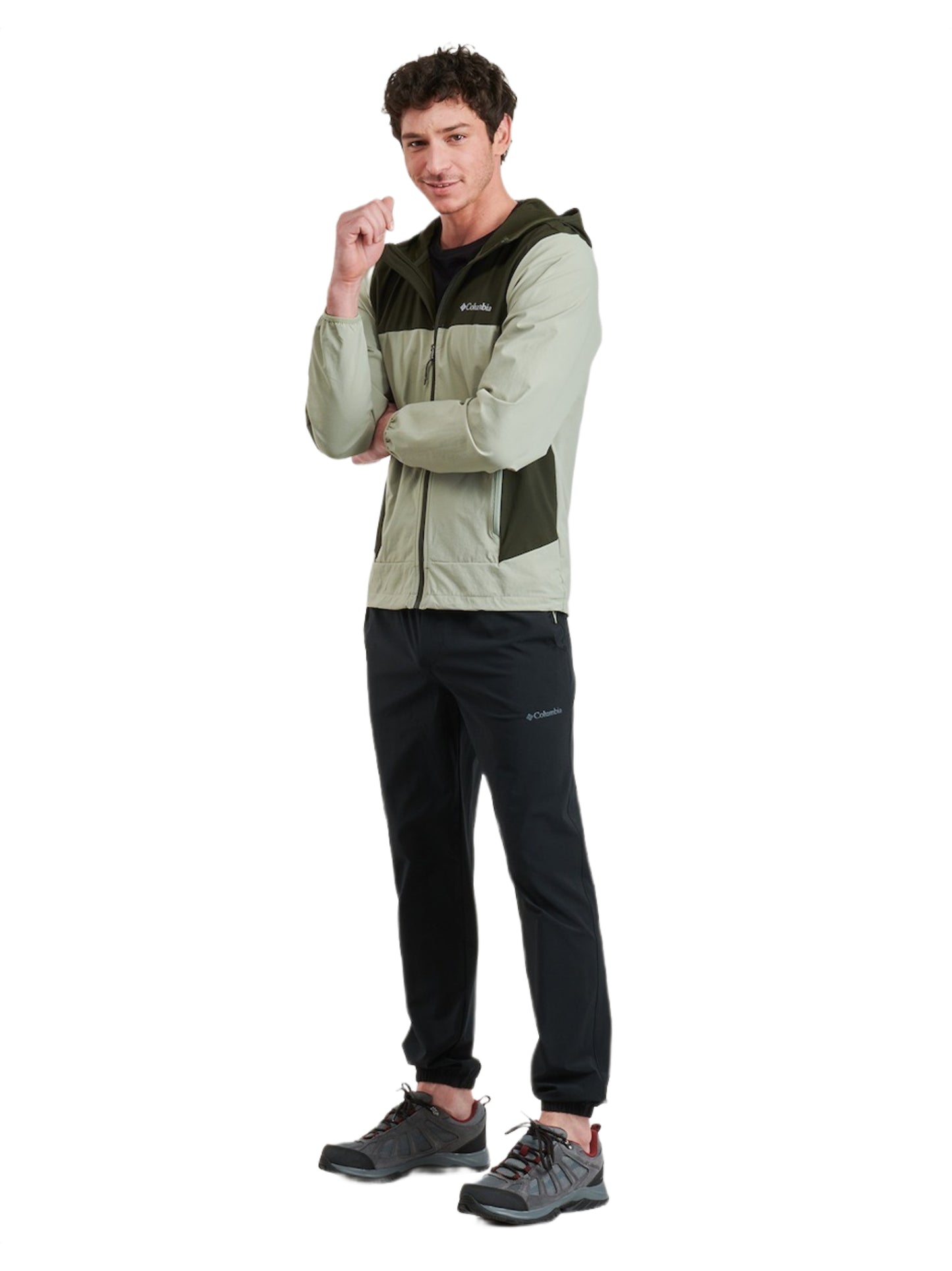 Columbia Men Black Omni-Wick Vital Valley Jogger for Active Comfort