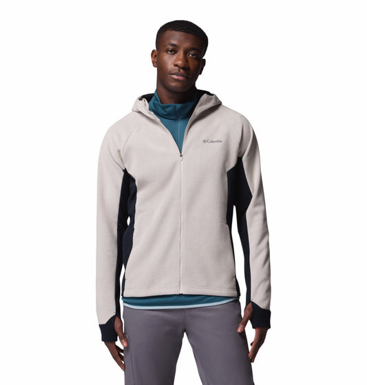 Columbia Men Beige Omni-Heat Arctic Peak Fleece Jacket