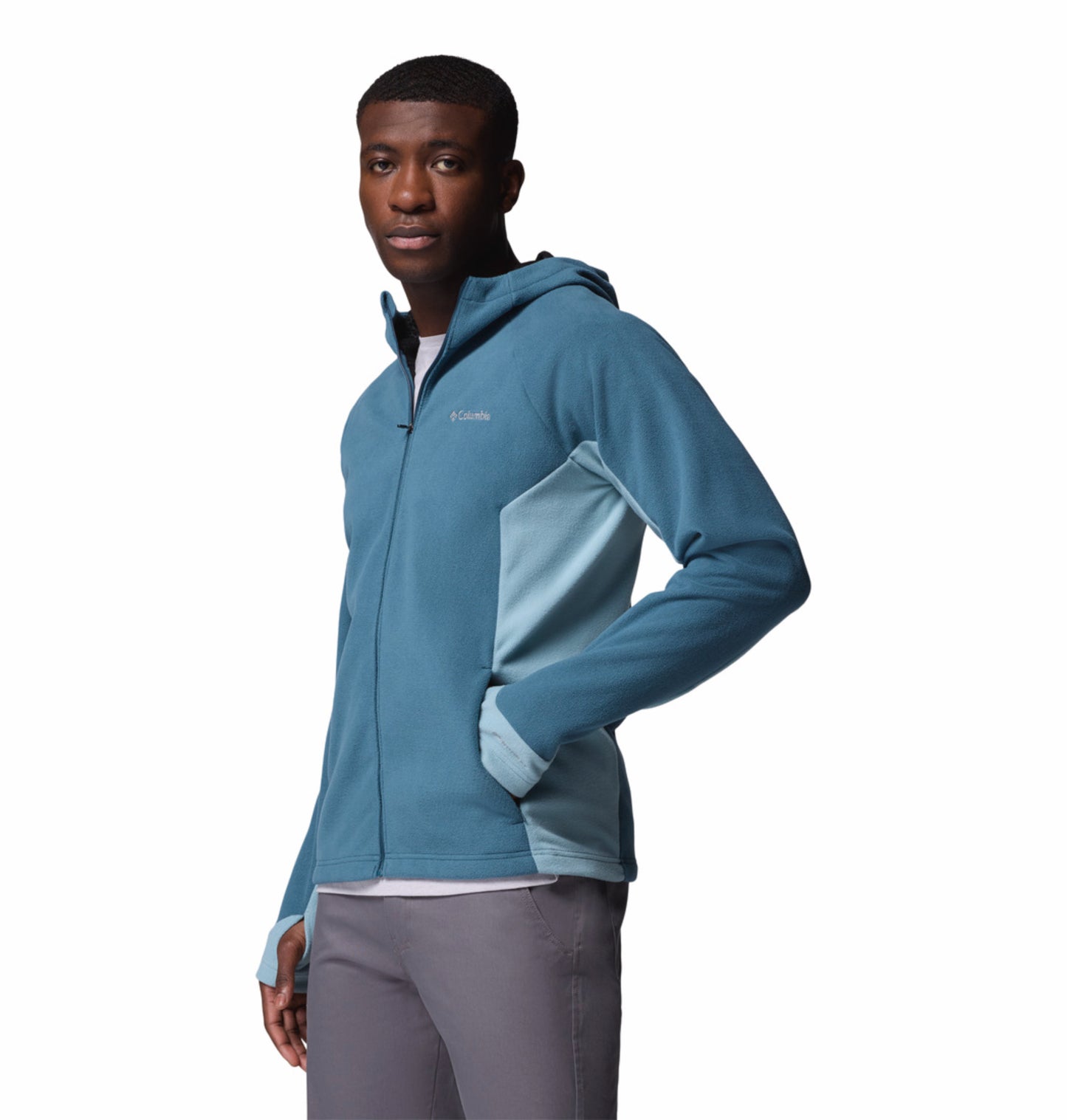 Columbia Men Blue Omni-Heat Arctic Peak Fleece Jacket