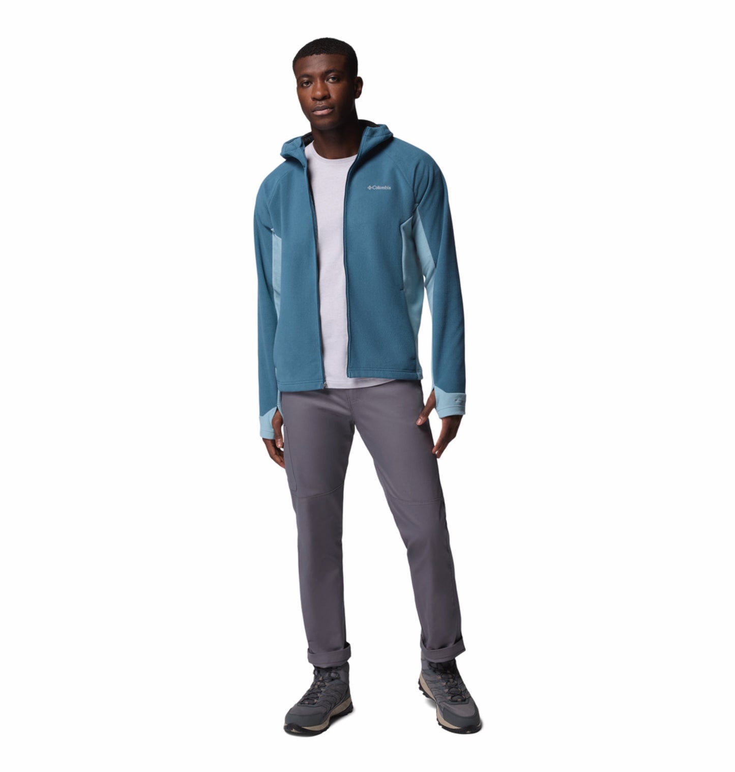 Columbia Men Blue Omni-Heat Arctic Peak Fleece Jacket