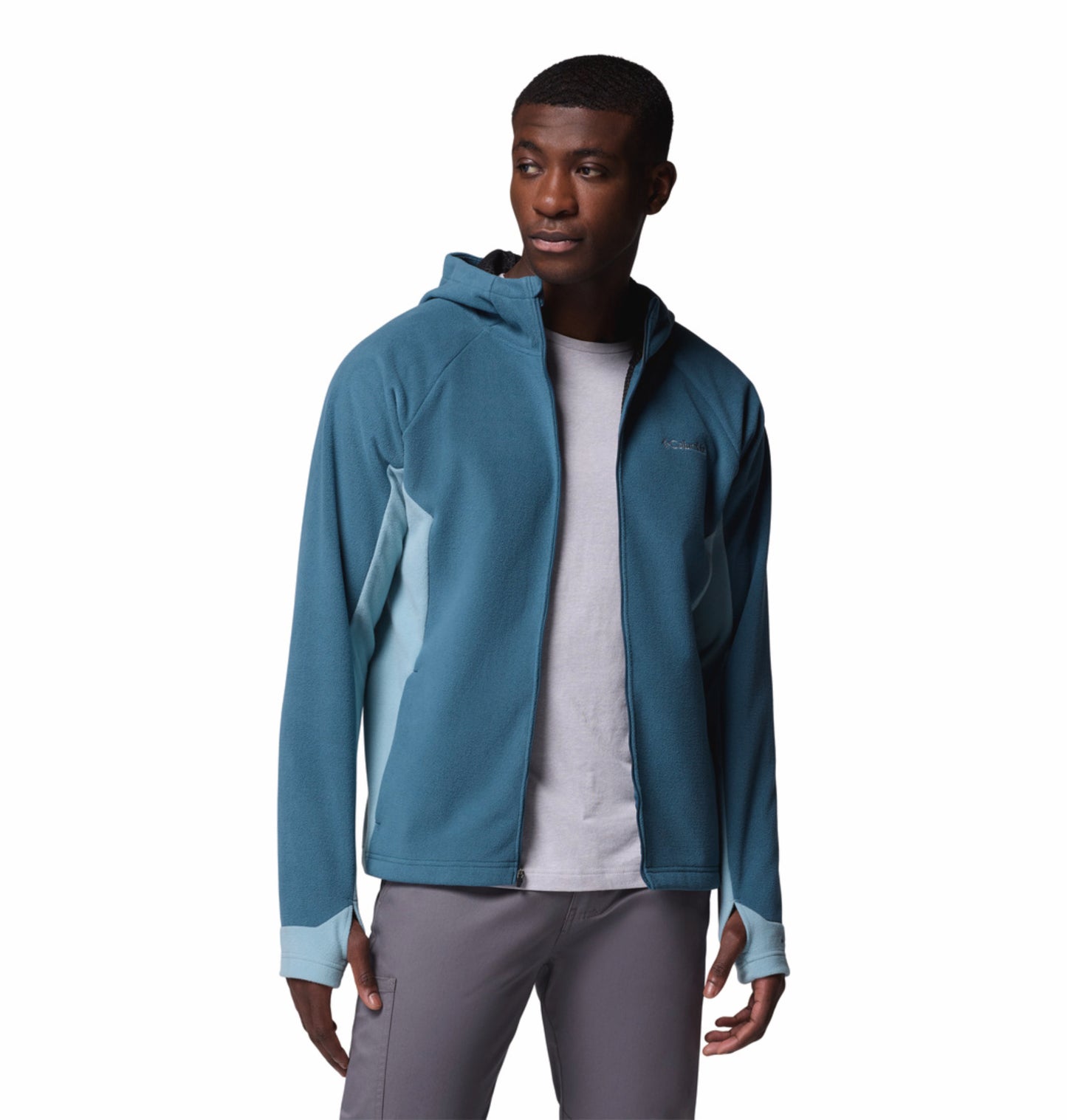 Columbia Men Blue Omni-Heat Arctic Peak Fleece Jacket