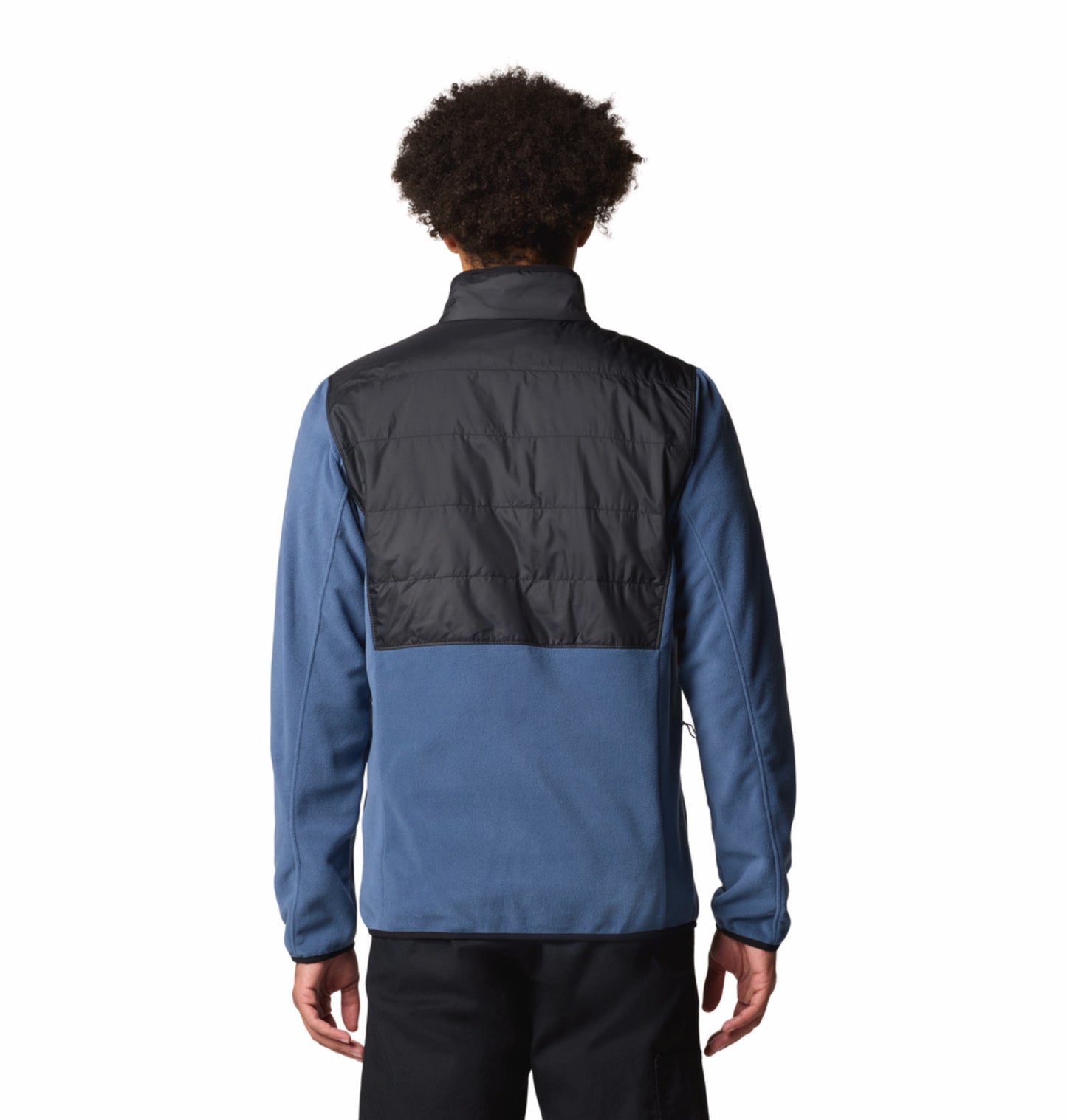 Columbia Men Blue Omni-Heat Reflective Basin Butte II Fleece Jacket