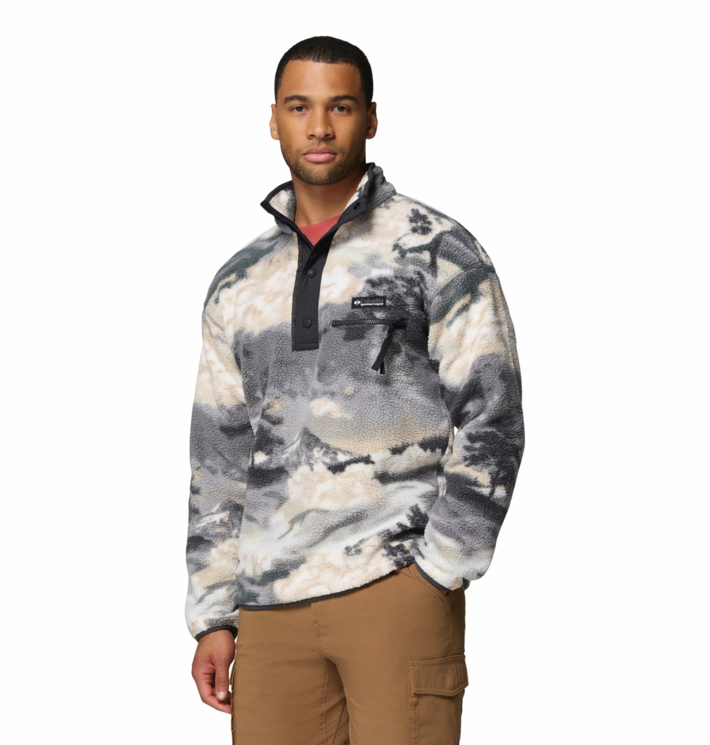 Columbia Men Multi Helvetia II Printed Pullover
