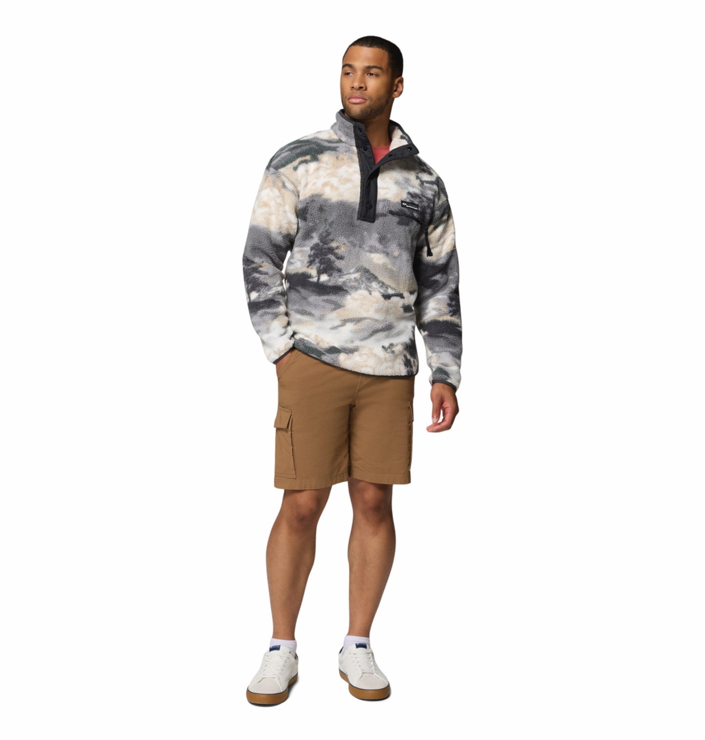 Columbia Men Multi Helvetia II Printed Pullover