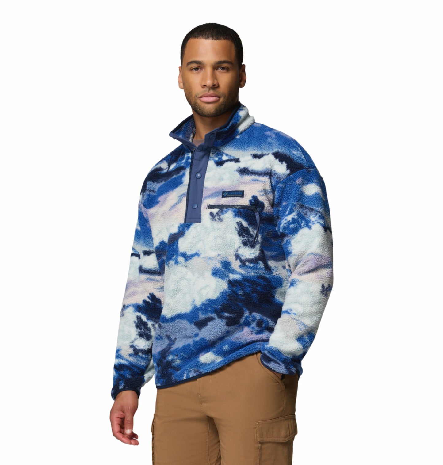 Columbia Men Multi Helvetia II Printed Pullover