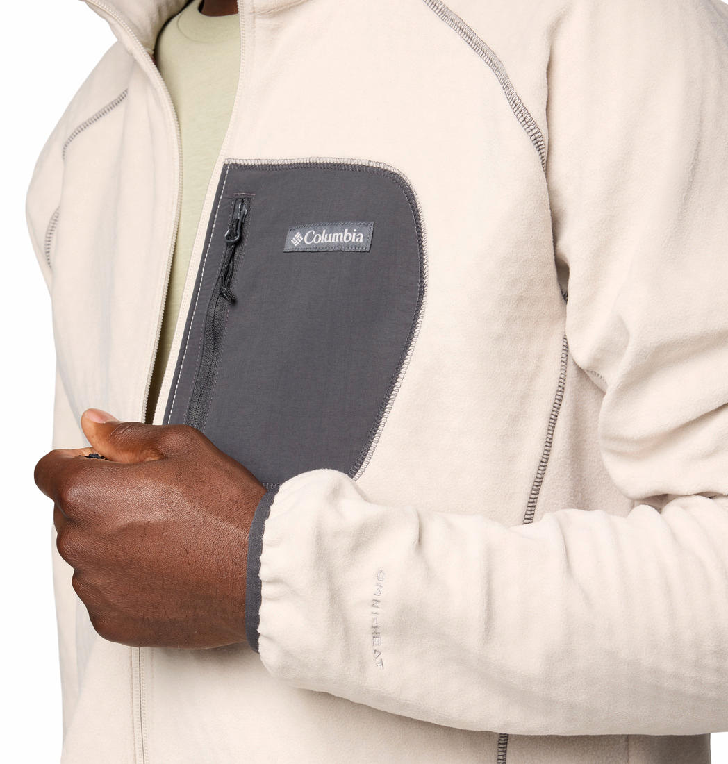 Columbia Men Brown Outdoor Tracks Full Zip II - Main Image