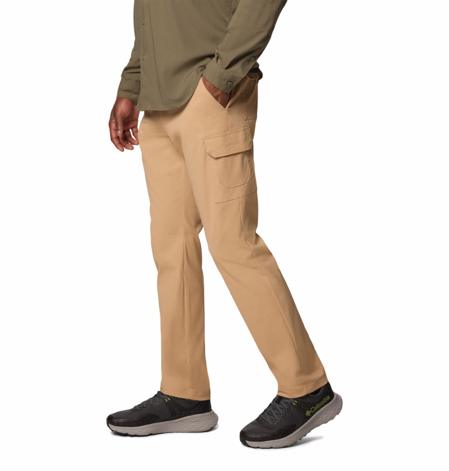 Columbia Mens Beige Omni-Shield Tech Trail Utility Pant