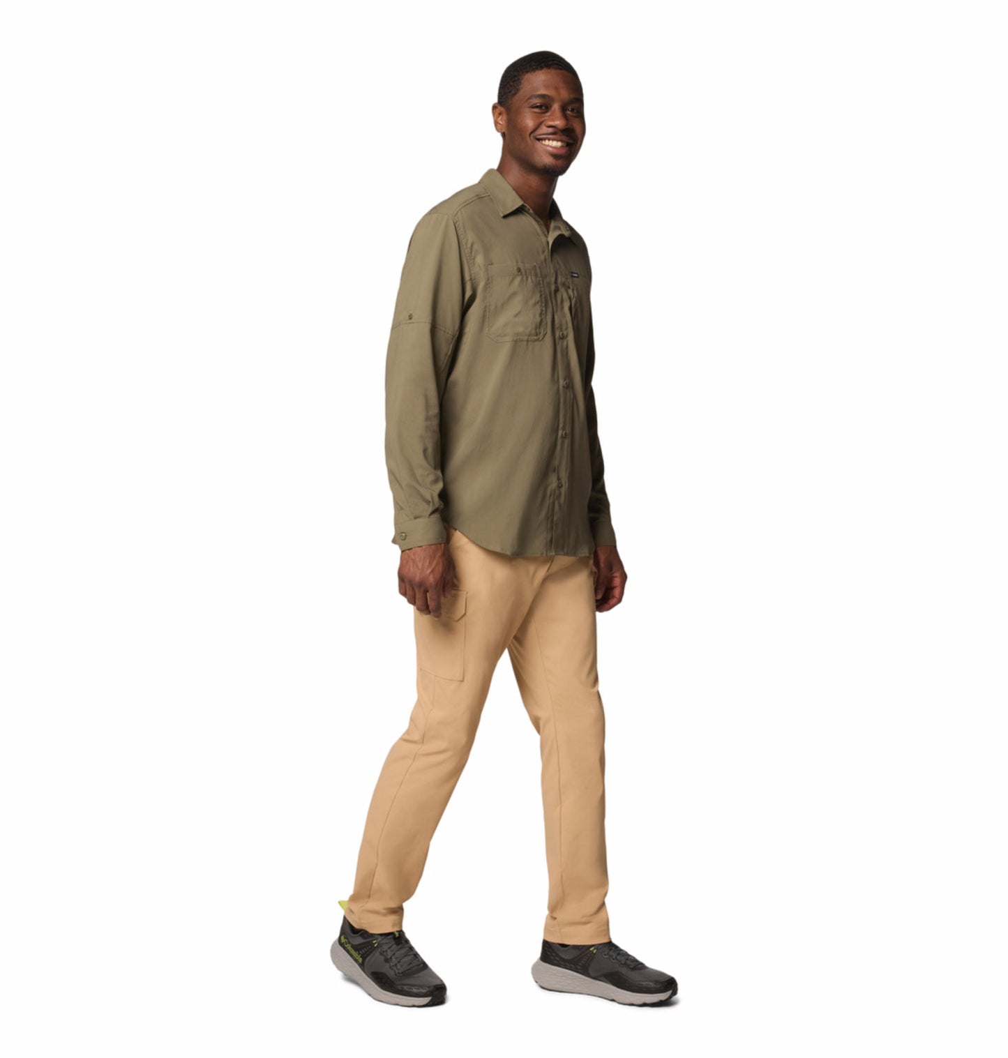 Columbia Mens Beige Omni-Shield Tech Trail Utility Pant