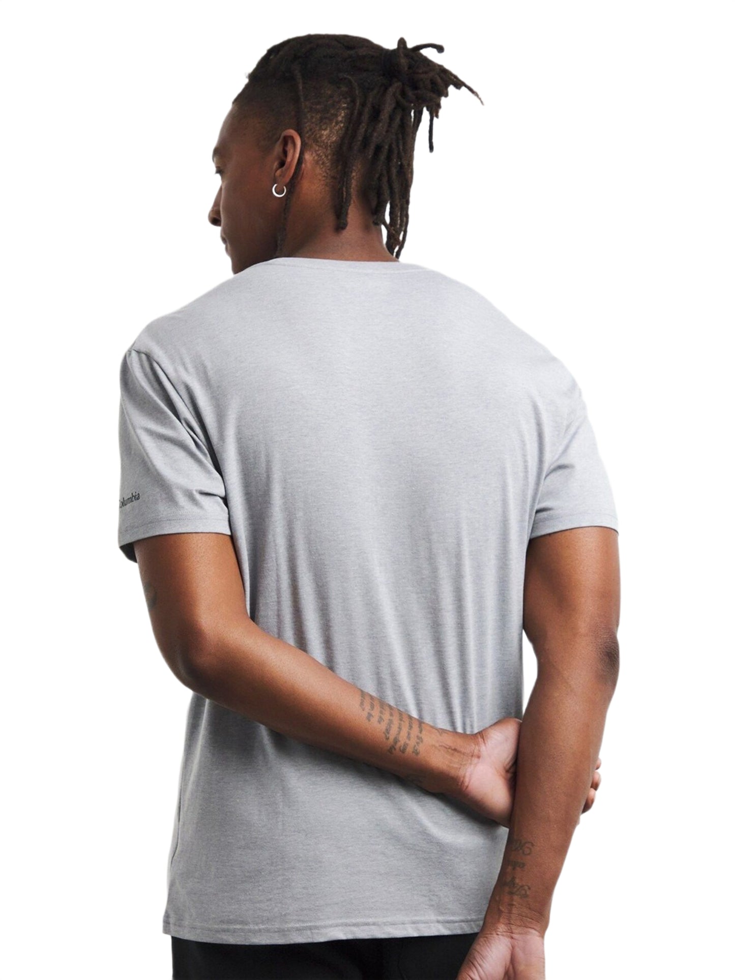 Columbia Men Grey CSC Basic Logo Tshirt