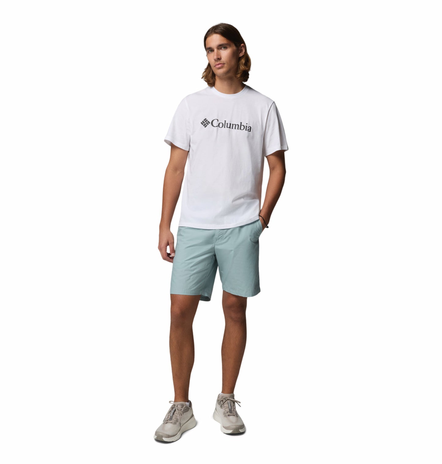 Columbia Men White CSC Basic Logo Tshirt