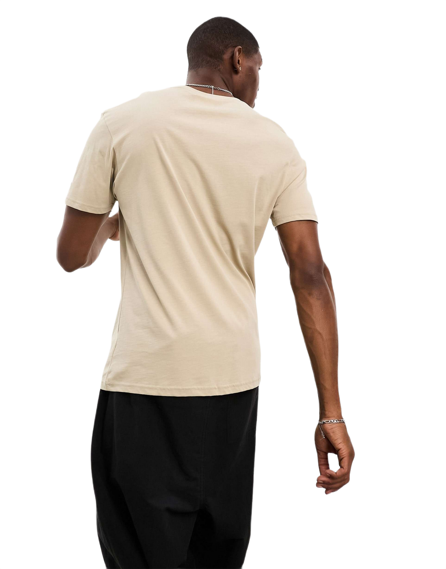 Columbia Men Beige CSC Basic Logo Tshirt