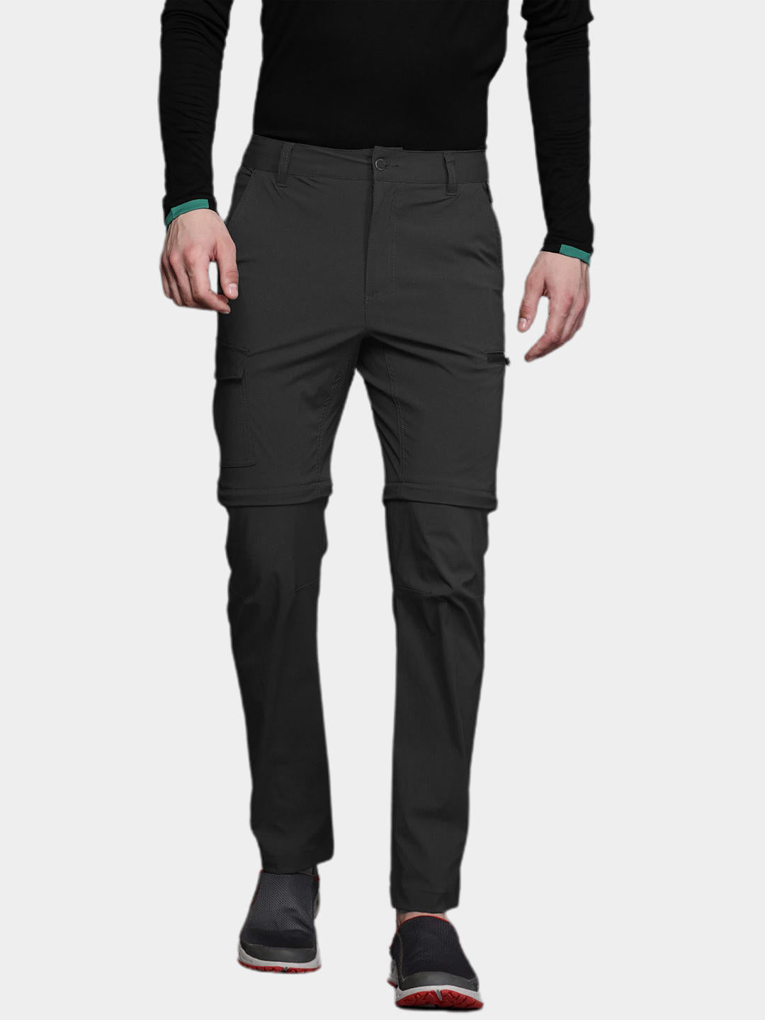 Columbia Men Grey Newton Ridge II Convertible Pant