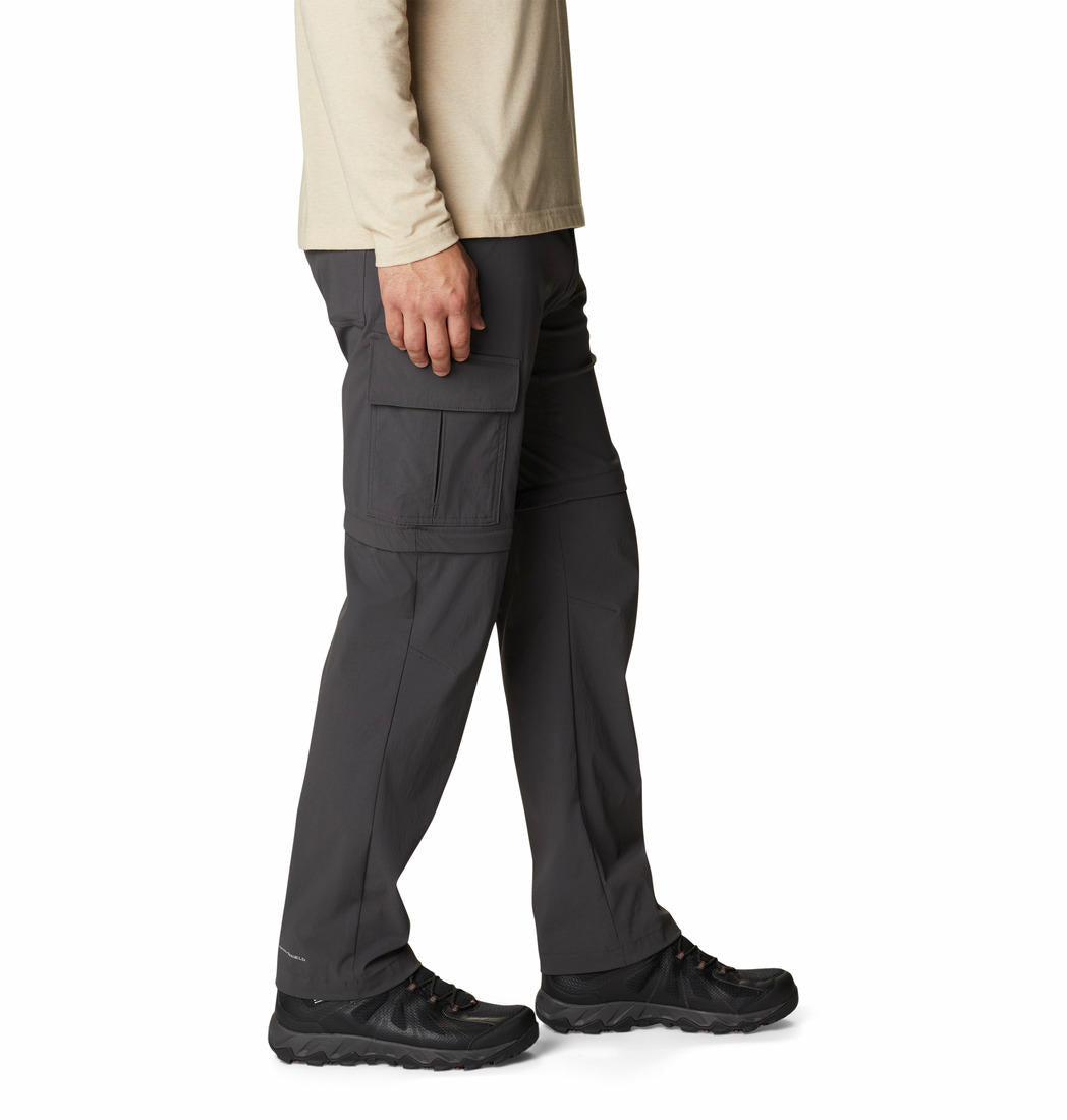 Columbia Men Grey Newton Ridge II Convertible Pant