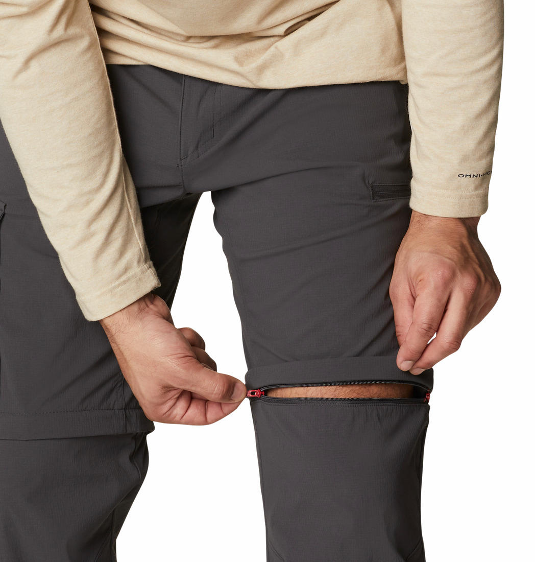 Columbia Men Grey Newton Ridge II Convertible Pant